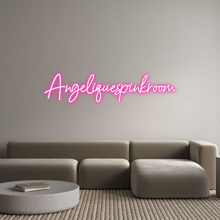 Customized Neon Sign: Angeliquespin...