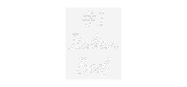 Customized Neon Sign: #1
Italian
...