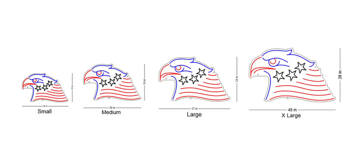 American National Eagle Neon Sign | Patriotic Brilliance - from manhattonneons.com.
