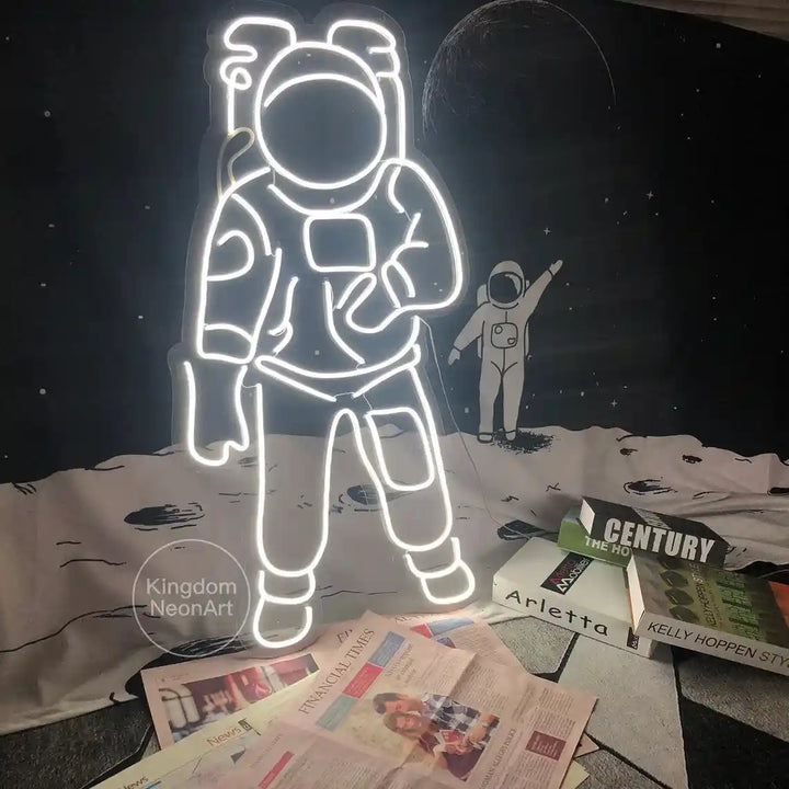 Astronaut Neon Sign: Galactic Illumination - from manhattonneons.com.