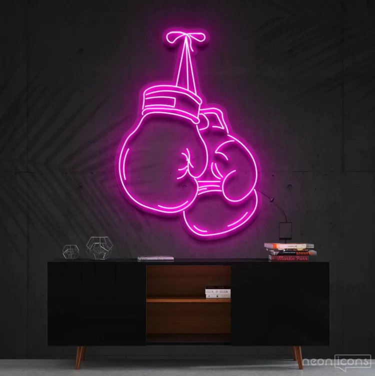 Boxing Gloves Neon Sign ManhattanNeons