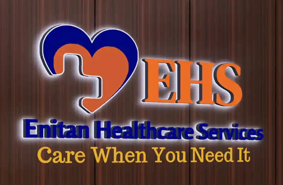 Business sign for Enitan Healthcare Services PARADISE - radiant neon lights by manhattanneons.com.