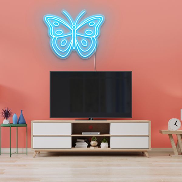 BUTTERFLY TRENDY NEON SIGN | ILLUMINATE BEAUTY - from manhattanneons.com