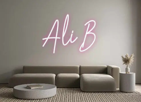 Customized Neon Sign: Ali B ManhattanNeons