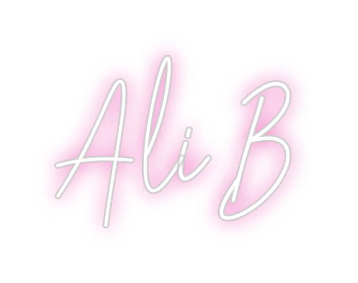 Customized Neon Sign: Ali B ManhattanNeons