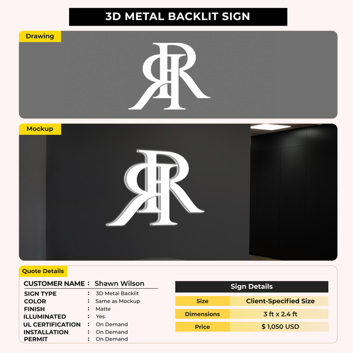 Business Signage for Shawn Wilson