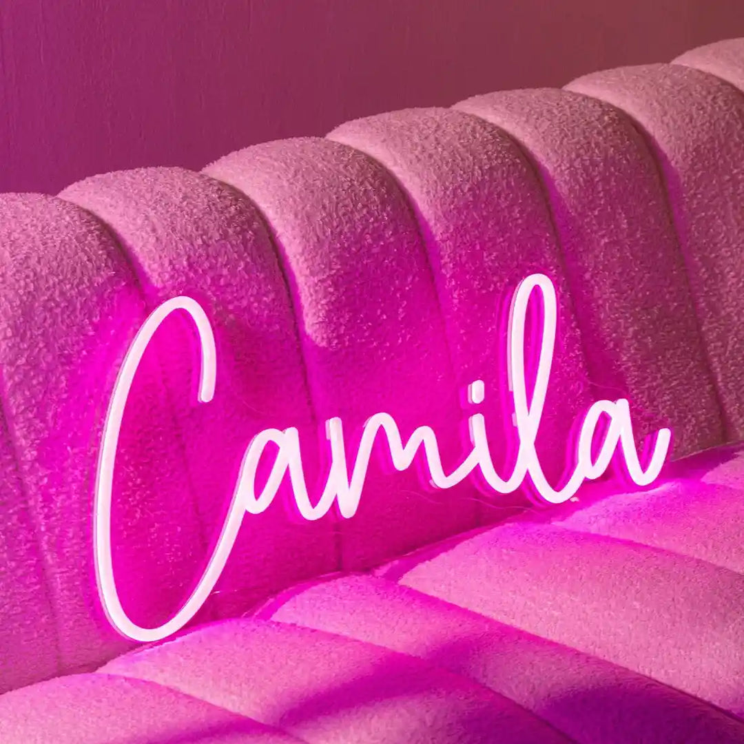 Gorgeous Camila Name Neon Sign, a stunning addition to your space - from manhattonneons.com.