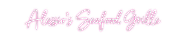 Customized Neon Sign: Alessio’s Sea...