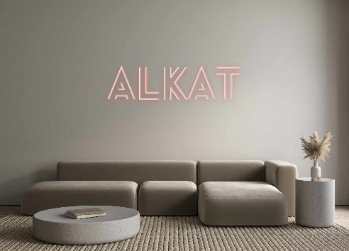 Customized Neon Sign: ALKAT