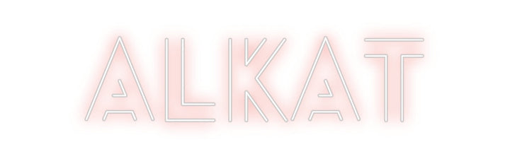 Customized Neon Sign: ALKAT