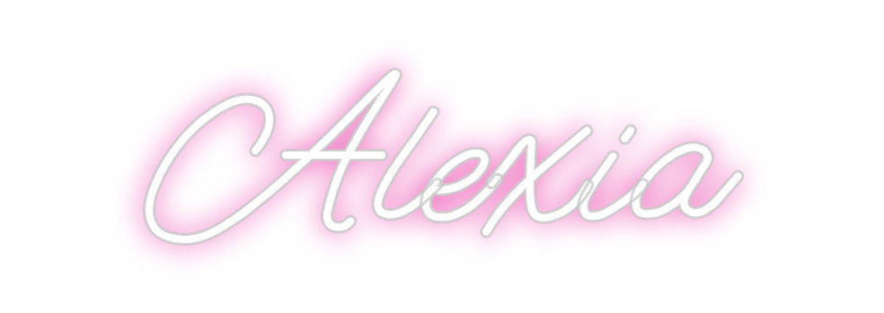 Customized Neon Sign: Alexia