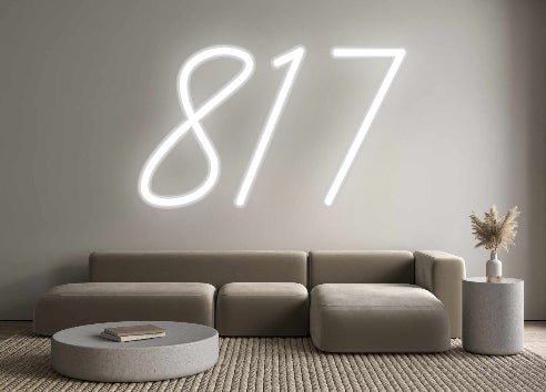 Customized Neon Sign: 817