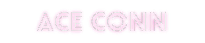 Customized Neon Sign: ACE CONN