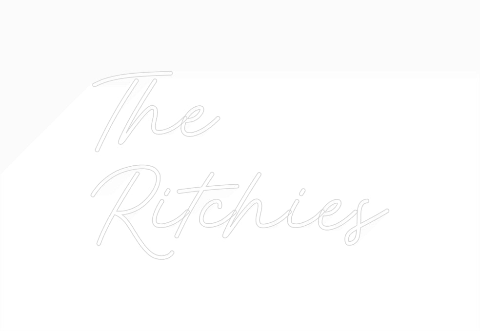 Customized Neon Sign:    The
Ritch...