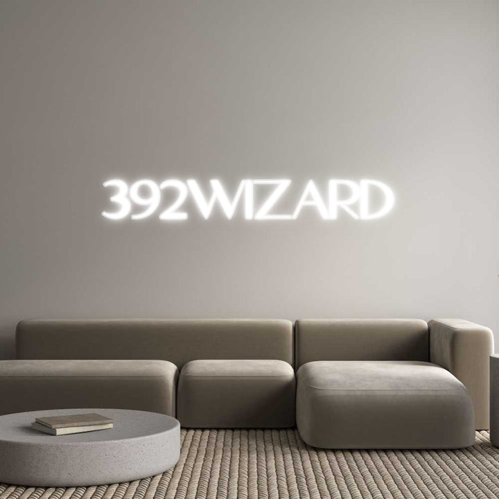 Customized Neon Sign: 392wizard