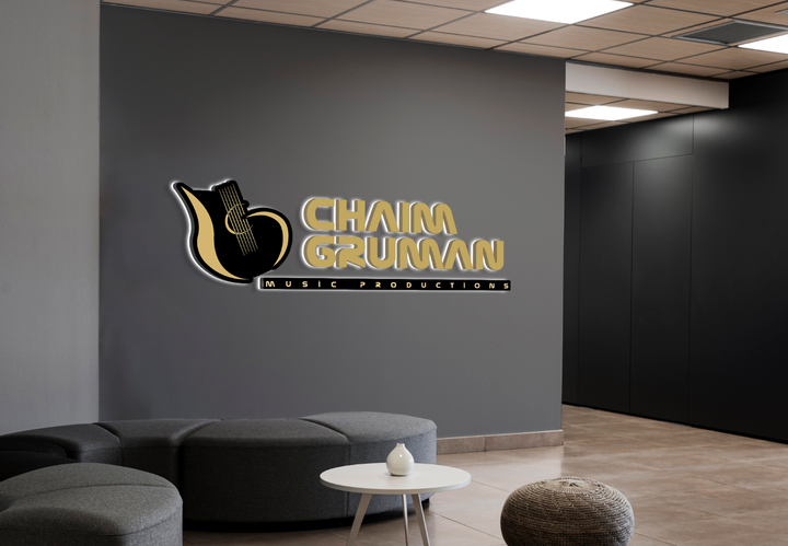 3D UV Metal Backlit Sign for Dov Gruman