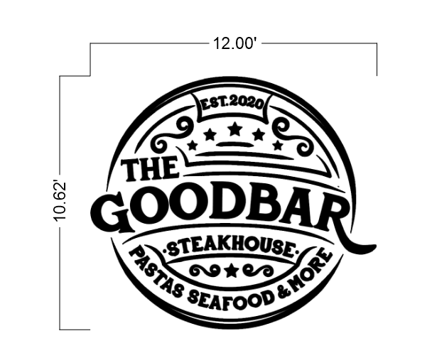 Custom Signs for The Good Bar Steakhouse