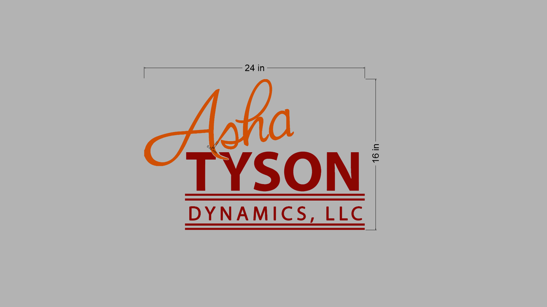 5mm Metal Sign for Asha Tyson