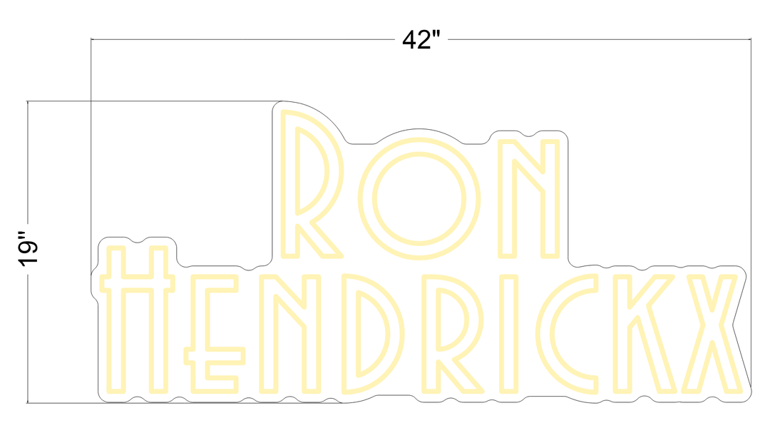 Custom Signs for Ron Hendrickx