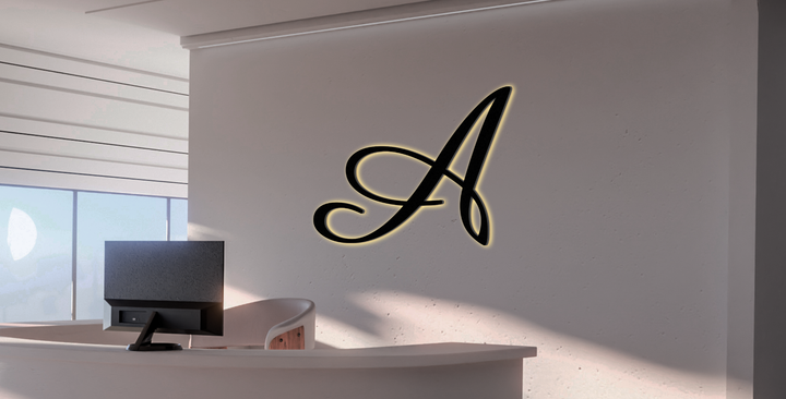 3D Metal Backlit Sign for HOLLAND ASKEW