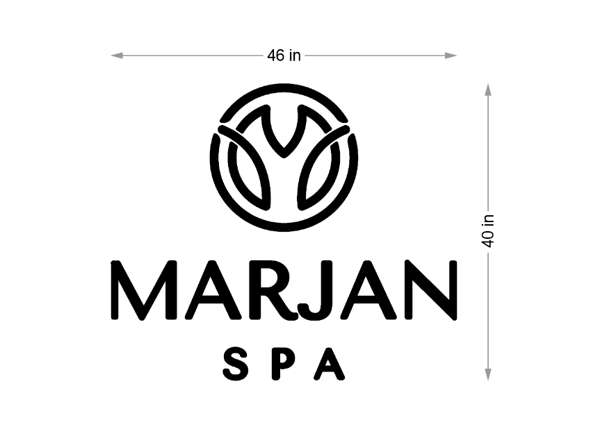 3d metal backlit for Marjan