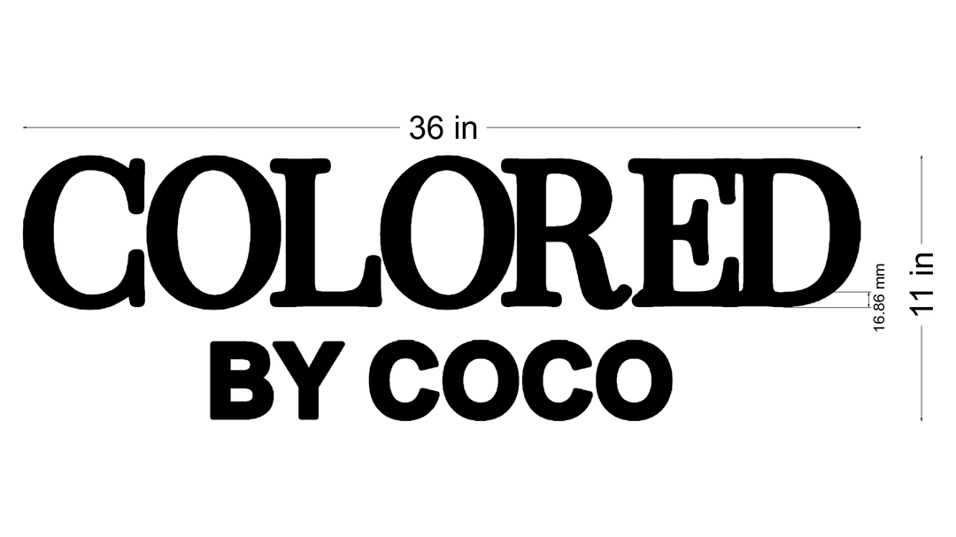 Business signage for Coco Lever