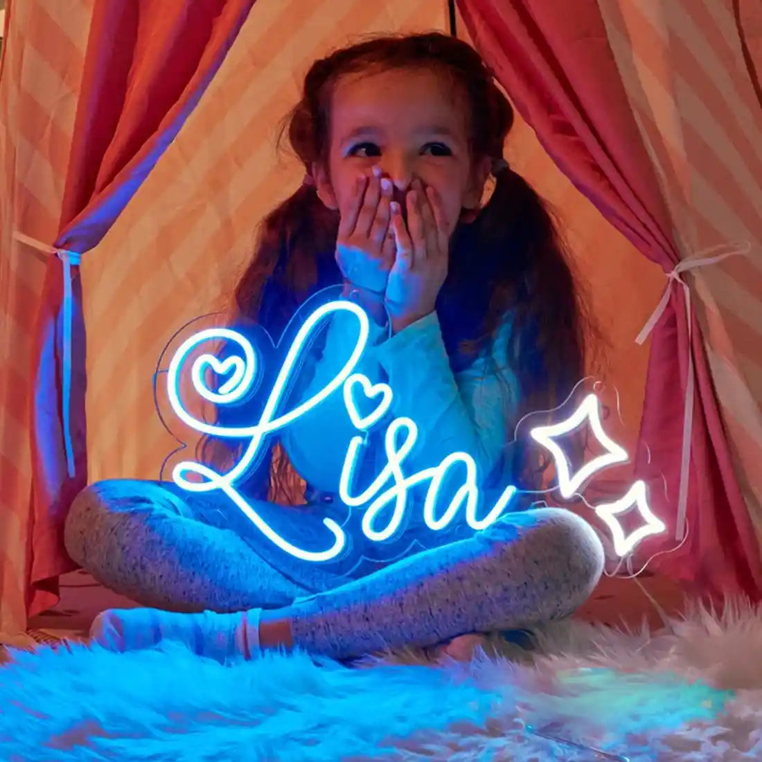 Lisa Name Neon Sign - Create a Unique Ambiance with Custom Neon Art ...