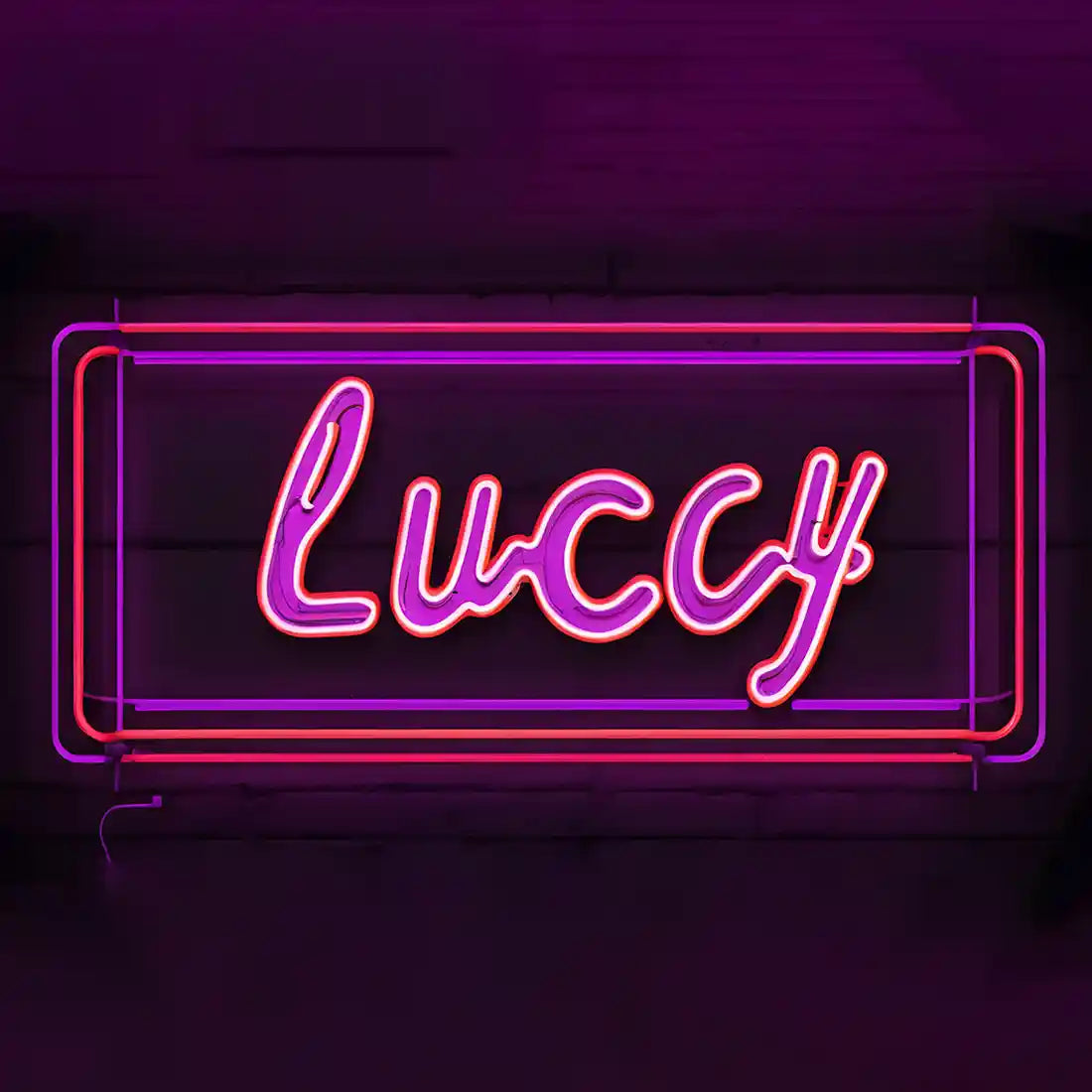 Lucy Name Neon Sign - Design Your Own Neon Sign for a Unique Touch ...