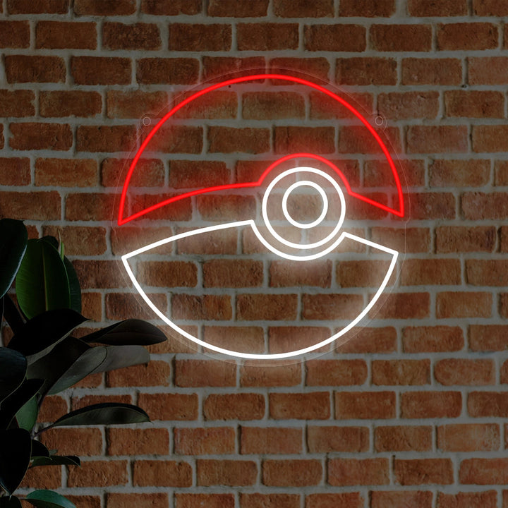 Catch 'Em All - Pokeball Neon Glow - ManhattanNeons