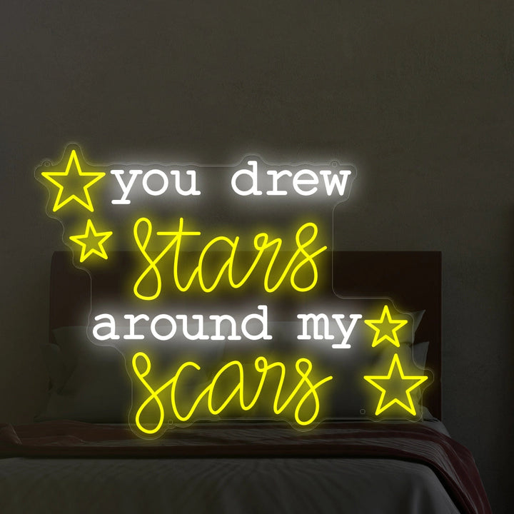 Cardigan Chronicles - You Drew Stars Around My Scars Neon Anthem - ManhattanNeons